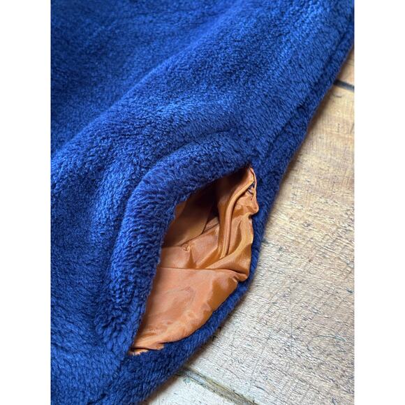 NWT Boys‎ Tommy Bahama Navy Blue Brown Sherpa Fleece Jacket Full Zip Size XXL - Picture 4 of 9